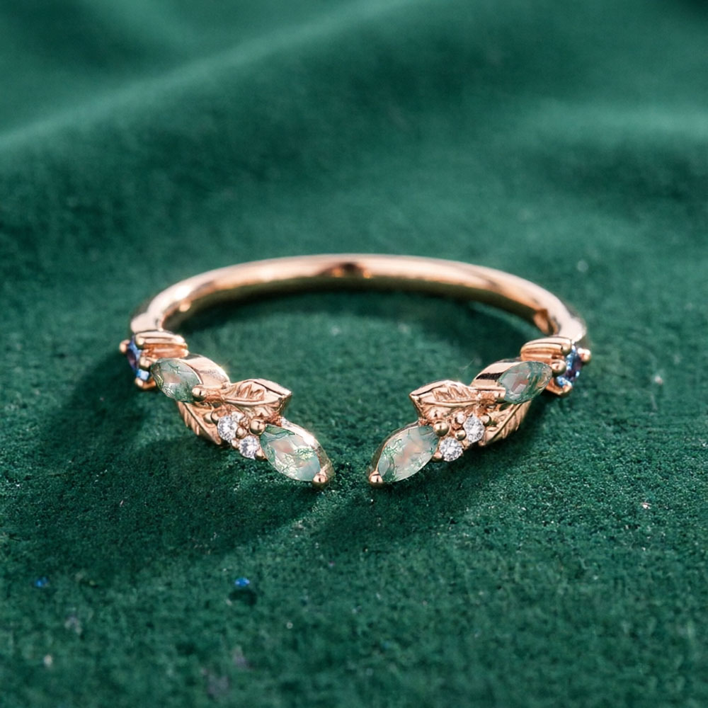 CxsJeremy Solid 14K Rose Gold  - Vintage Fashion Rings For Women 리뷰 및 가격