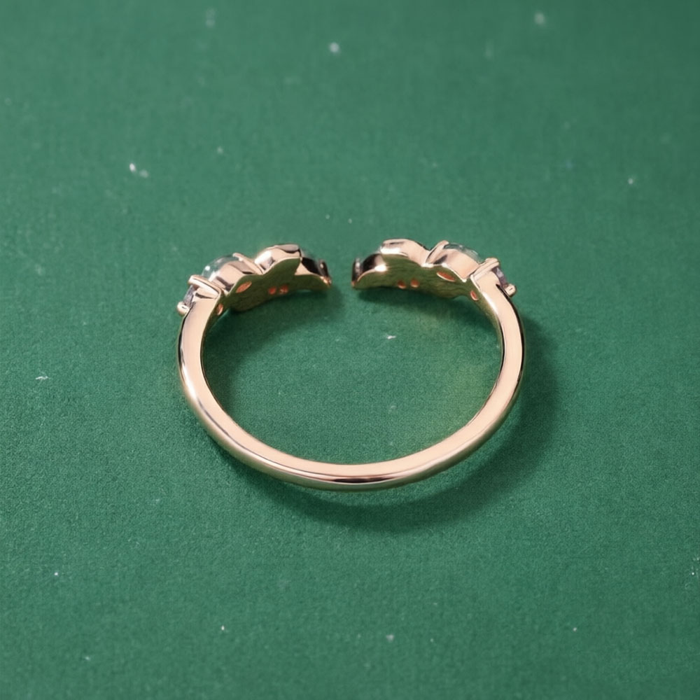 CxsJeremy Solid 14K Rose Gold  - Vintage Fashion Rings For Women 리뷰 및 가격
