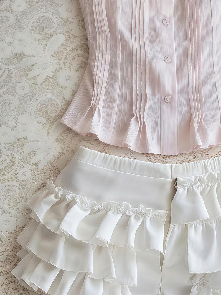 Sweet 2-Piece Set Woman Clothe - Vintage Fashion Korea 리뷰 및 가격