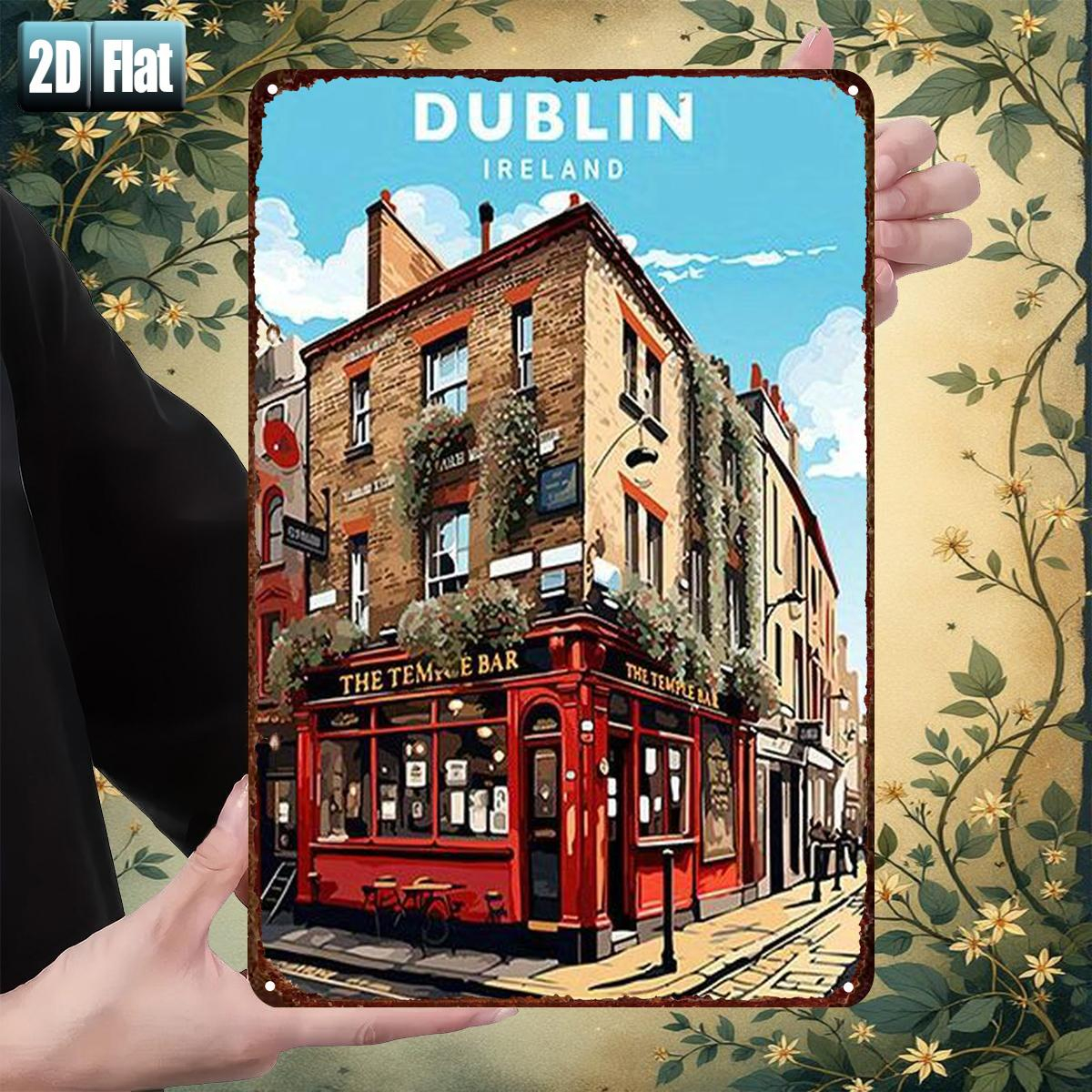 Dublin Ireland Temple Bar Meta - Vintage Fashion Plates 리뷰 및 가격