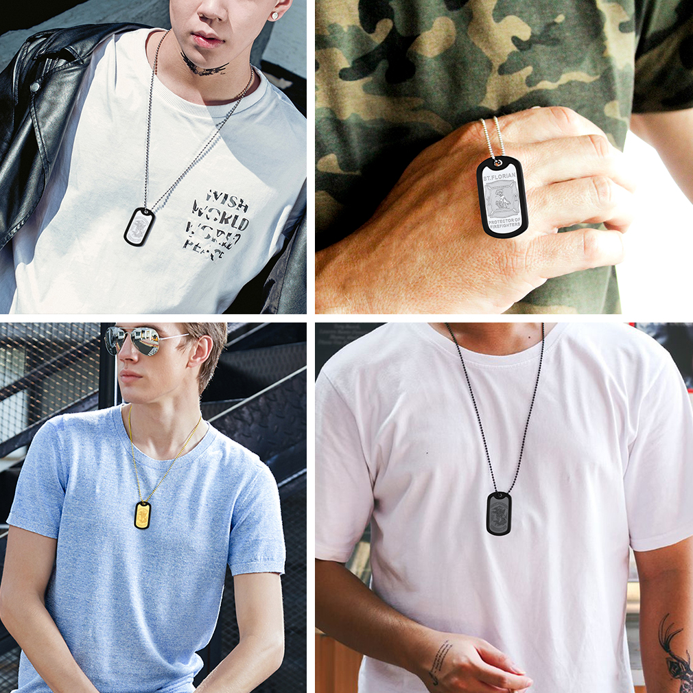 U7 Custom St. Michael Tag Neck - Vintage Fashion Tags 리뷰 및 가격