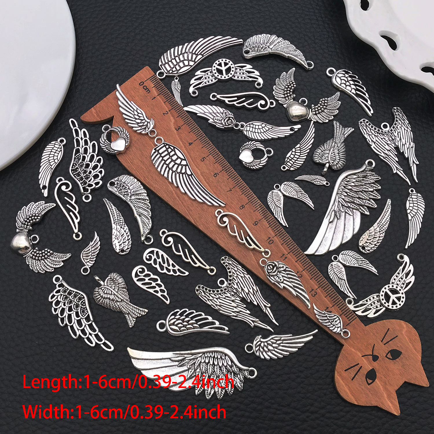 Angel Wing Charms, New 22/42 P - Vintage Fashion Theme 리뷰 및 가격
