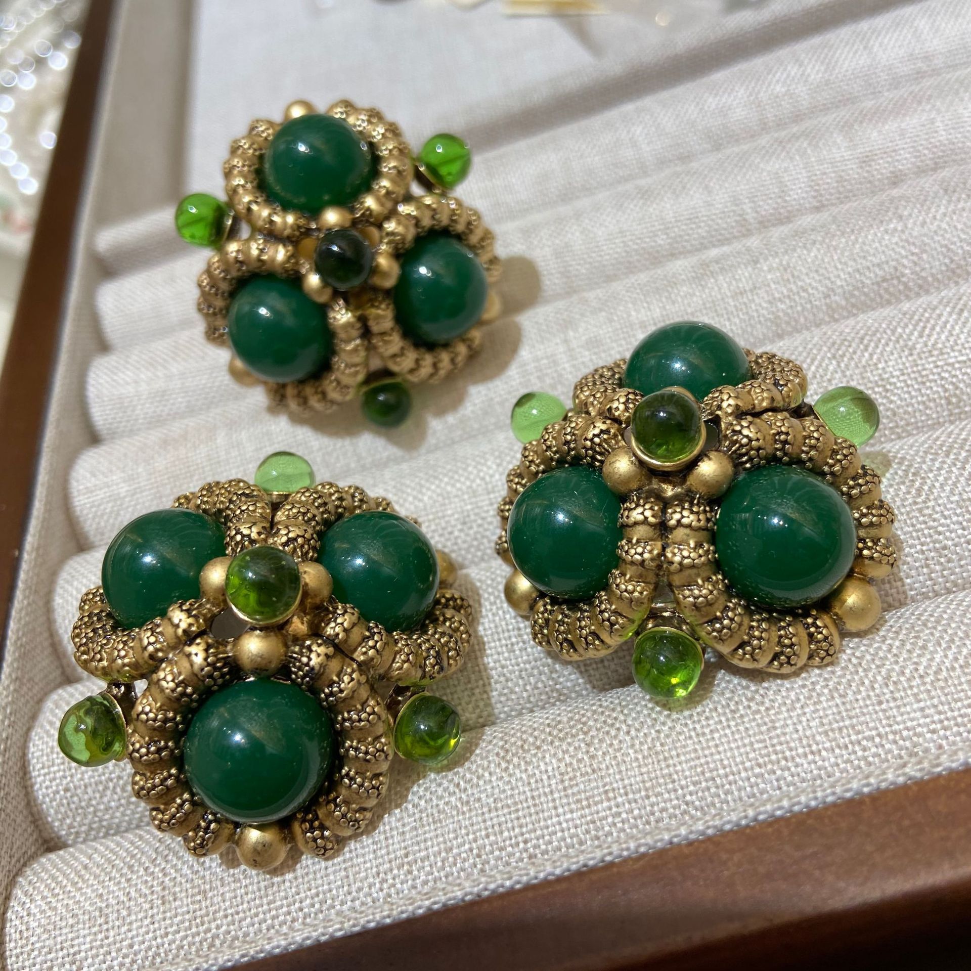 2025 lantern agate earrings on - Vintage Fashion Tiktok 리뷰 및 가격