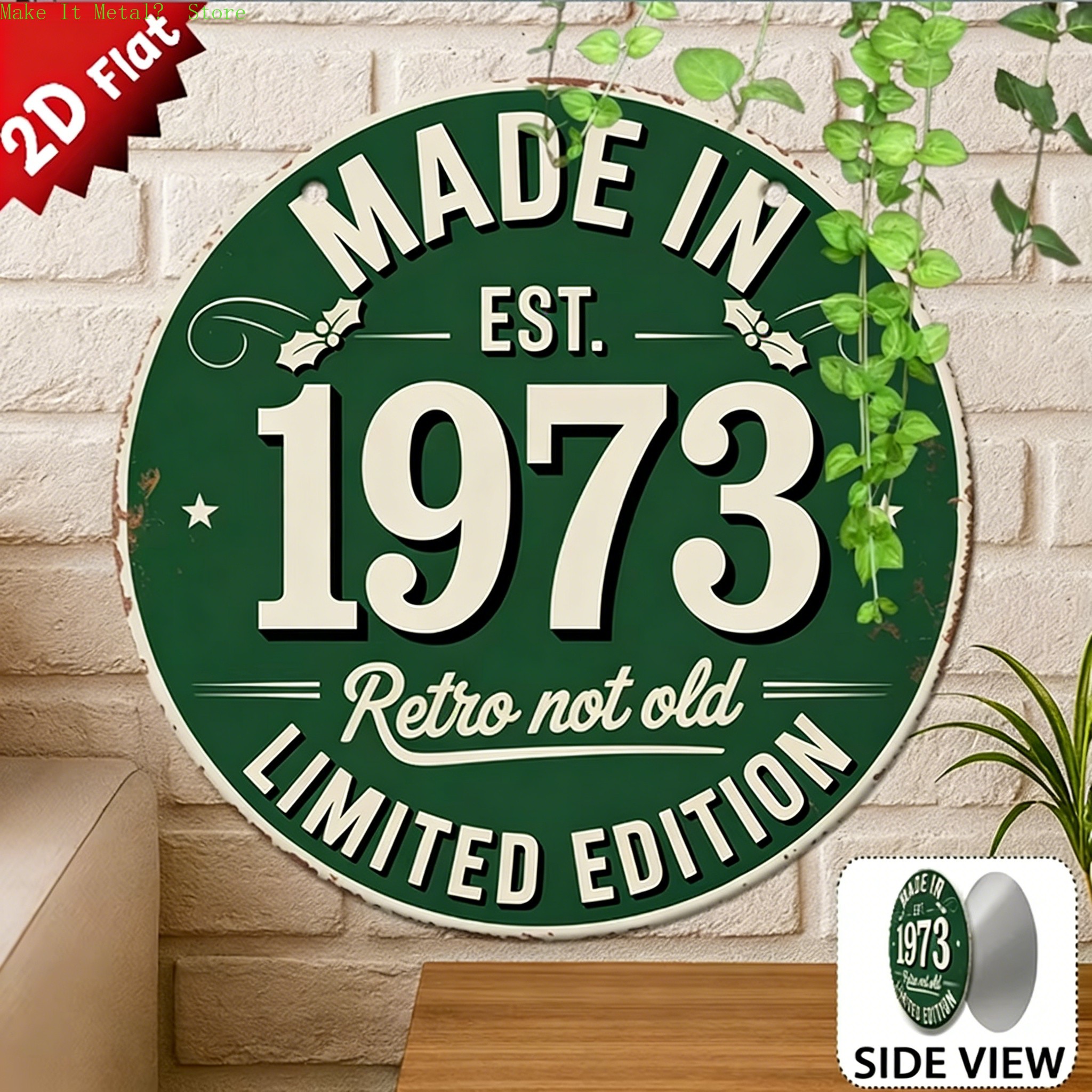 Made in 1976 Retro Not Old 2D  - Vintage Fashion Plates 리뷰 및 가격