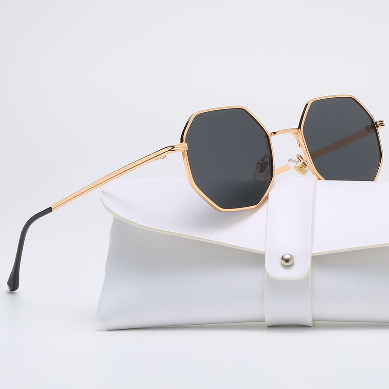 Square Polygon Metal Sunglasse - Vintage Fashion De 리뷰 및 가격