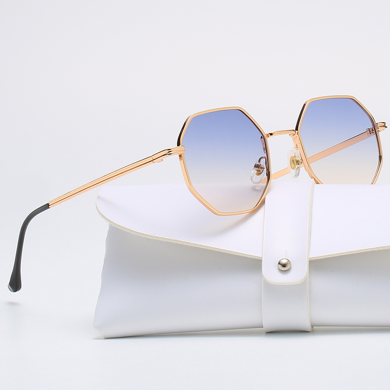 Square Polygon Metal Sunglasse - Vintage Fashion De 리뷰 및 가격