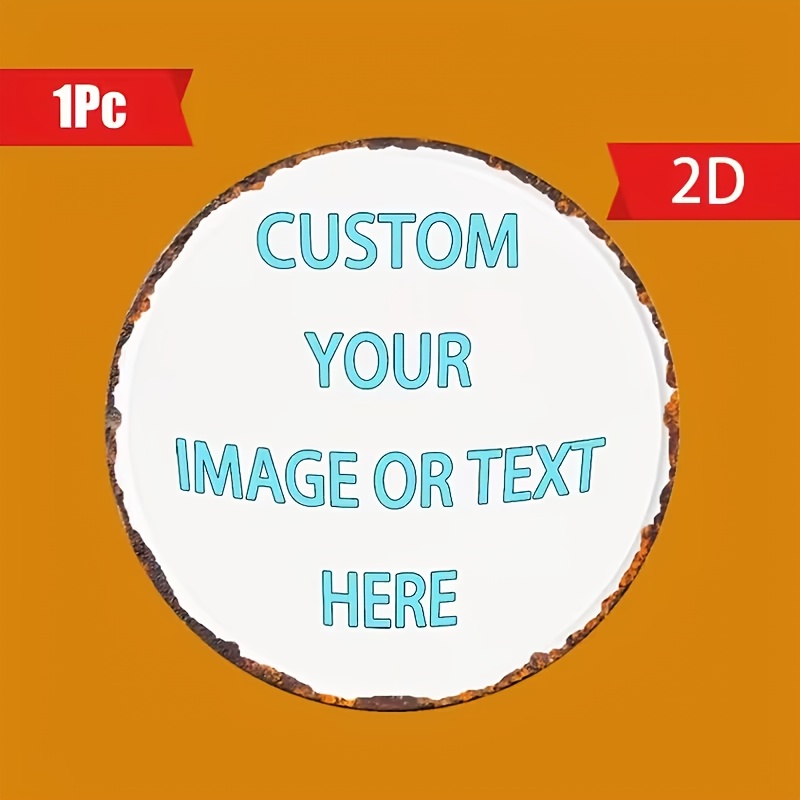 Custom Round Metal Tin Sign, P - Vintage Fashion Plates 리뷰 및 가격